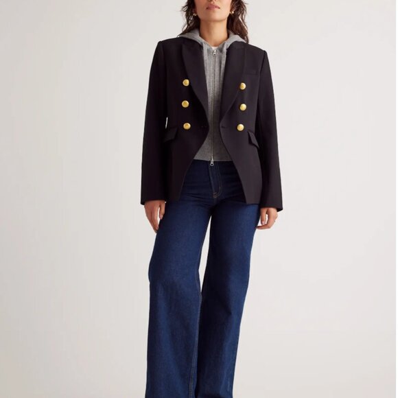 Quince 100% Mongolian Cashmere Hoodie Blazer Insert - Picture 3 of 7